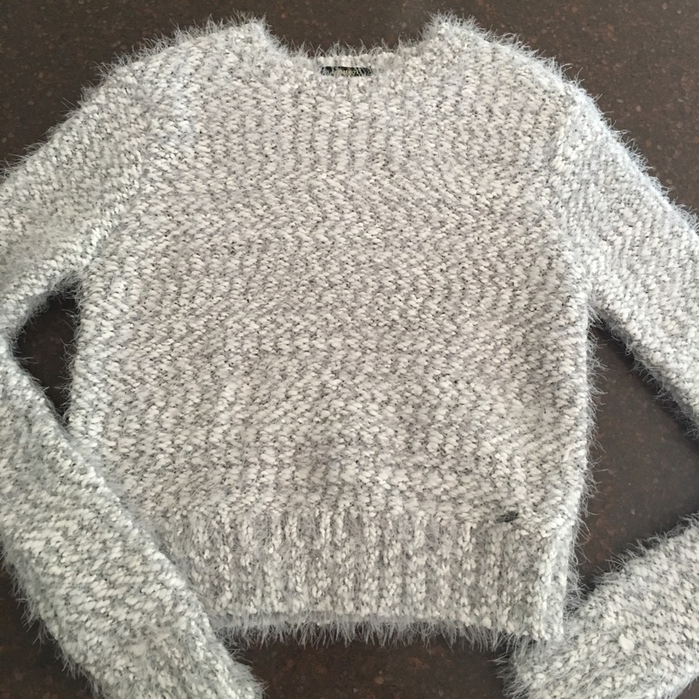 Forever 21 long sleeve furry shirt